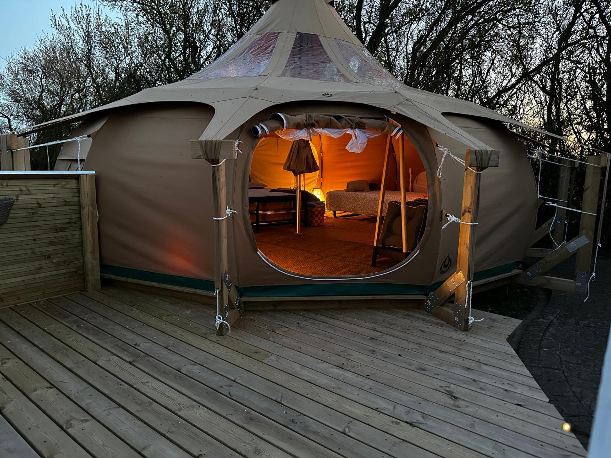 Romantic Luxus Glamping 1 Idestrup エクステリア 写真